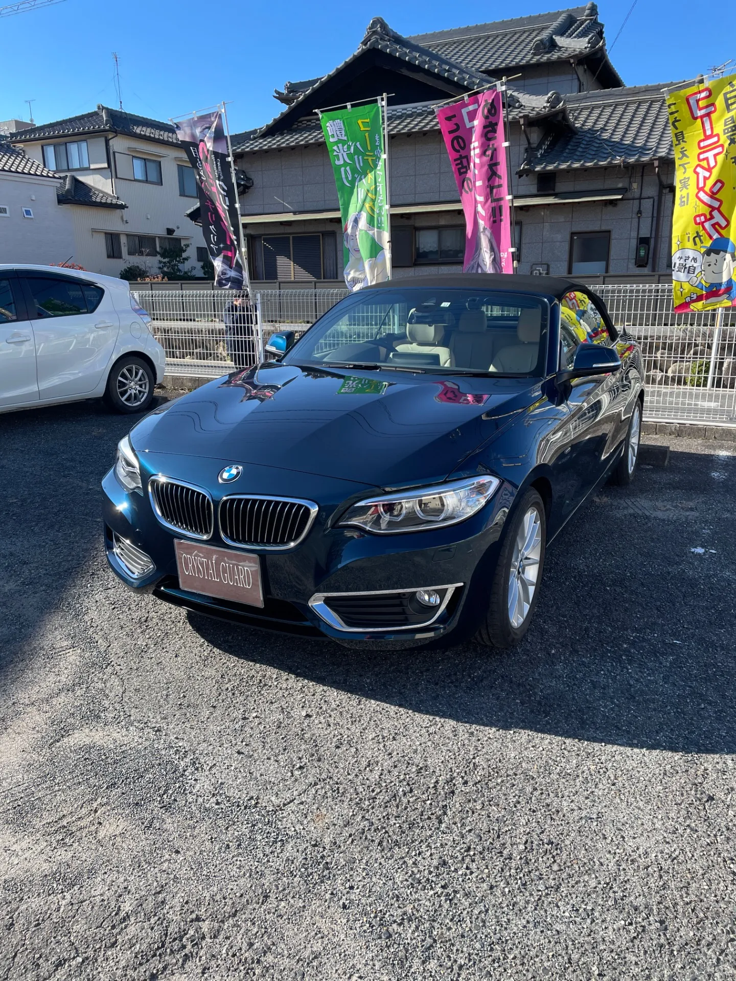 BMW220iウインドウフィルム貼り替え