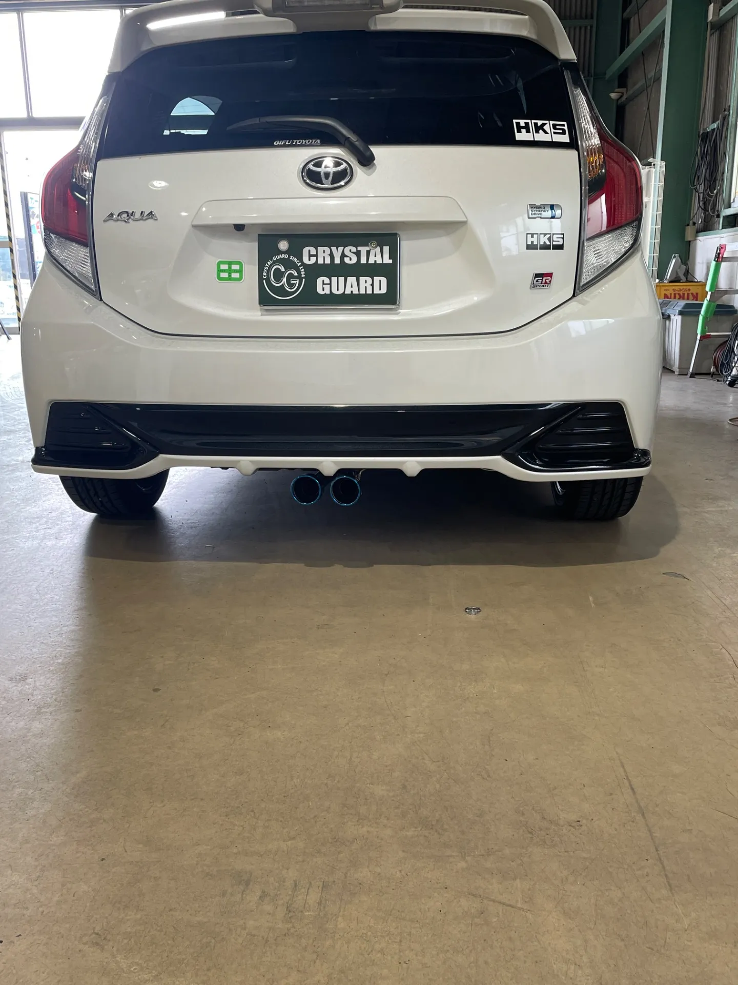 GRアクアのラッピング