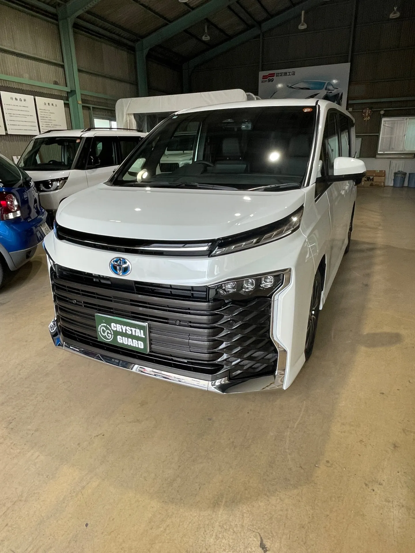 90ヴォクシーの遮熱フィルムとコーティング