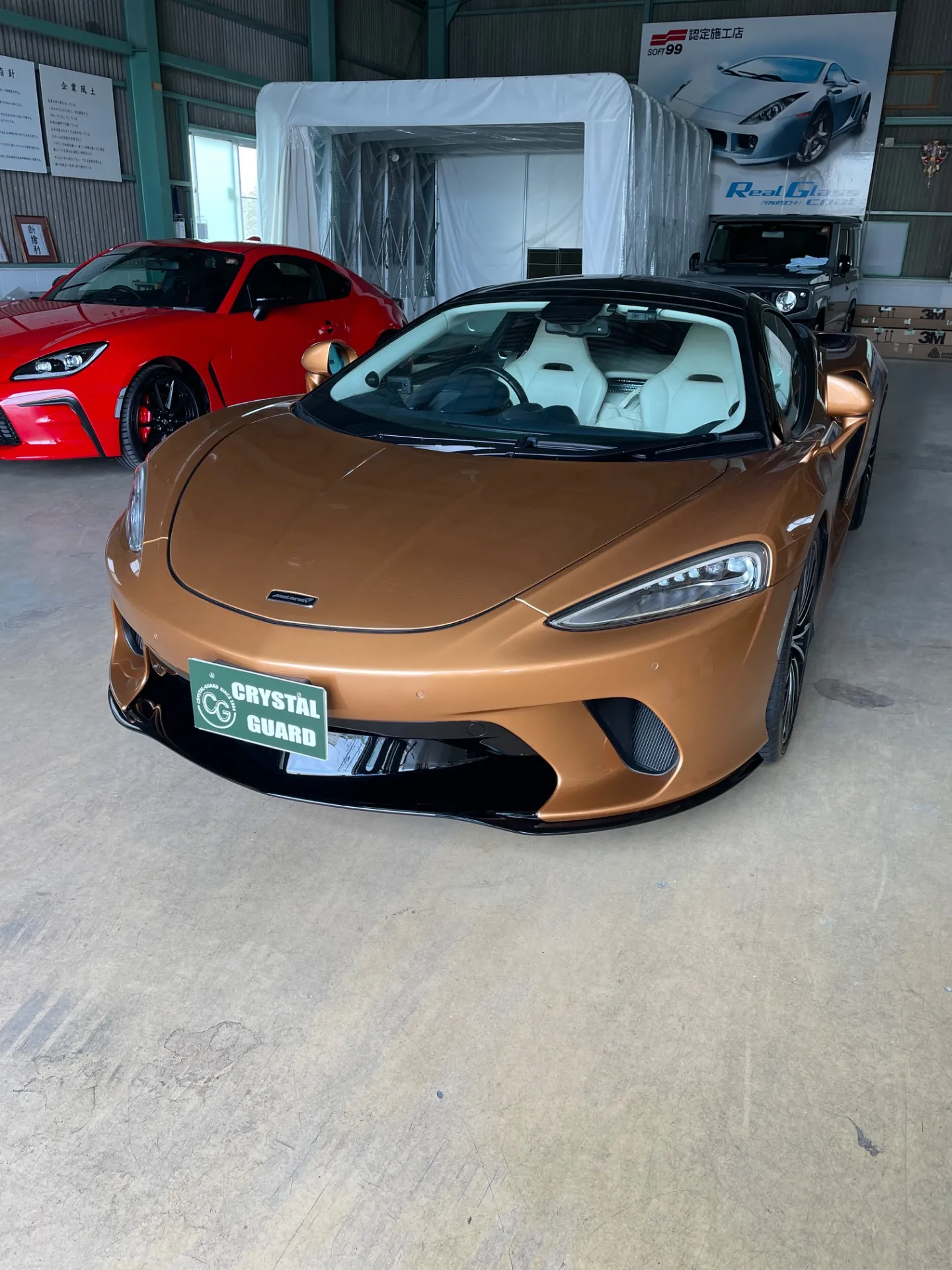 マクラーレンGTのラッピングとプロテクションフィルム