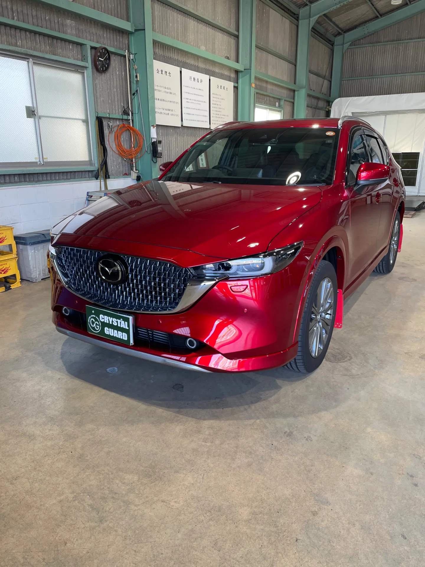 CX-5のGZOXボディコーティングやミラーフィルム施工ほか