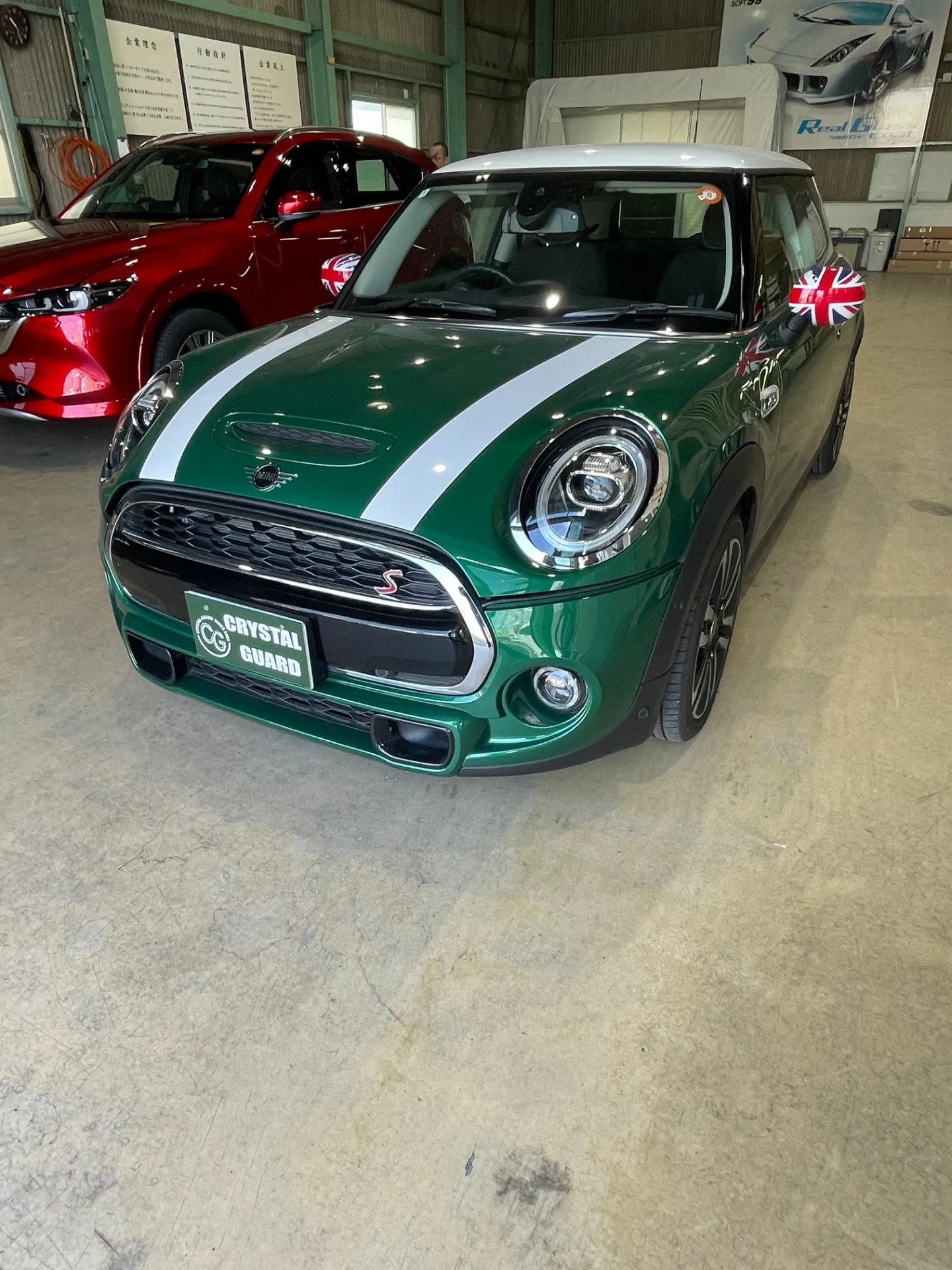ミニクーパーSの2回目のGZOXボディコーティング