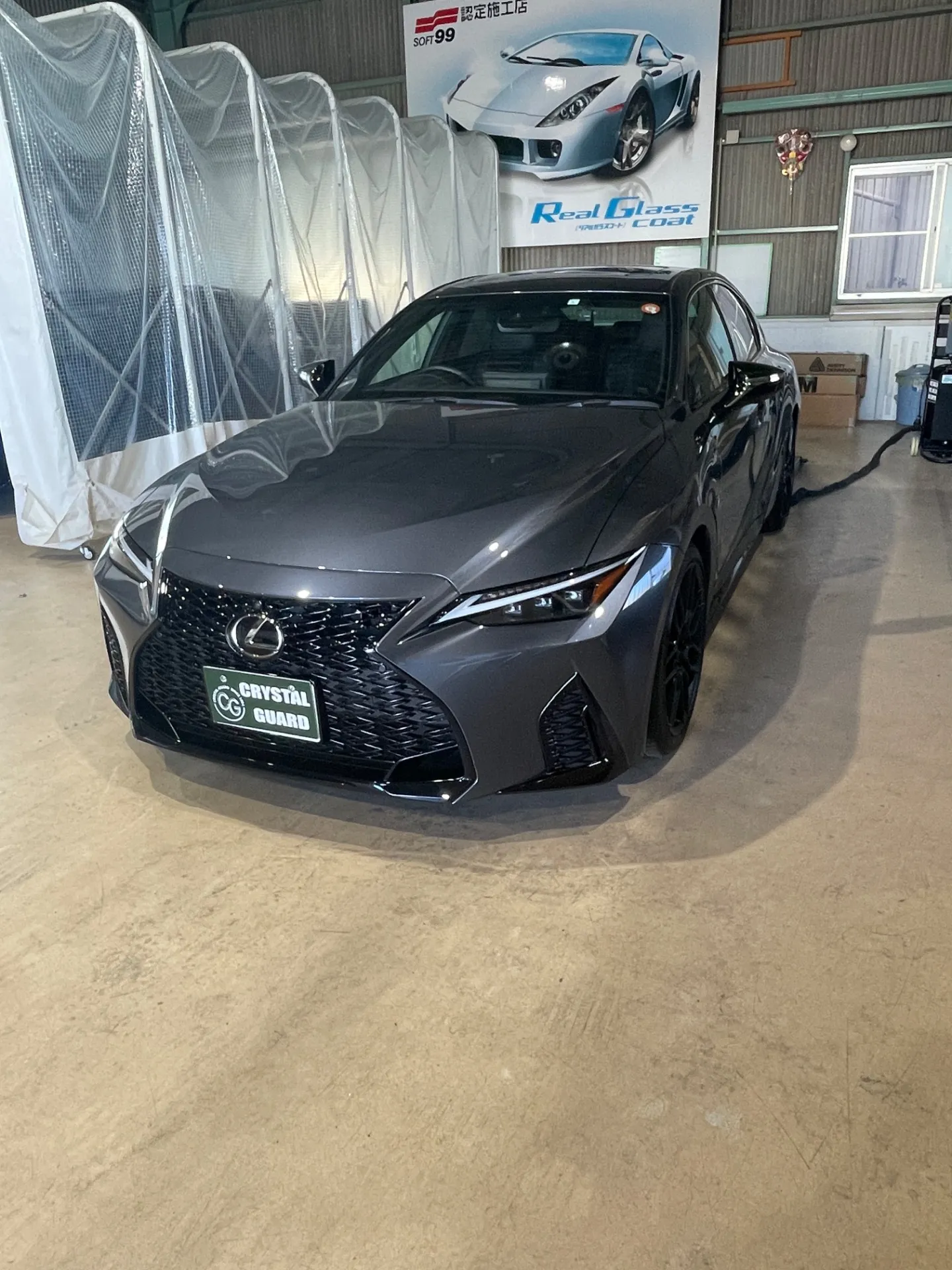 レクサスＩＳのボディコーティング
