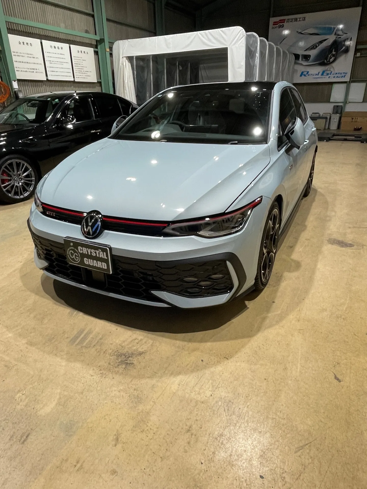 ゴルフＧＴＩのハイモースコート施工