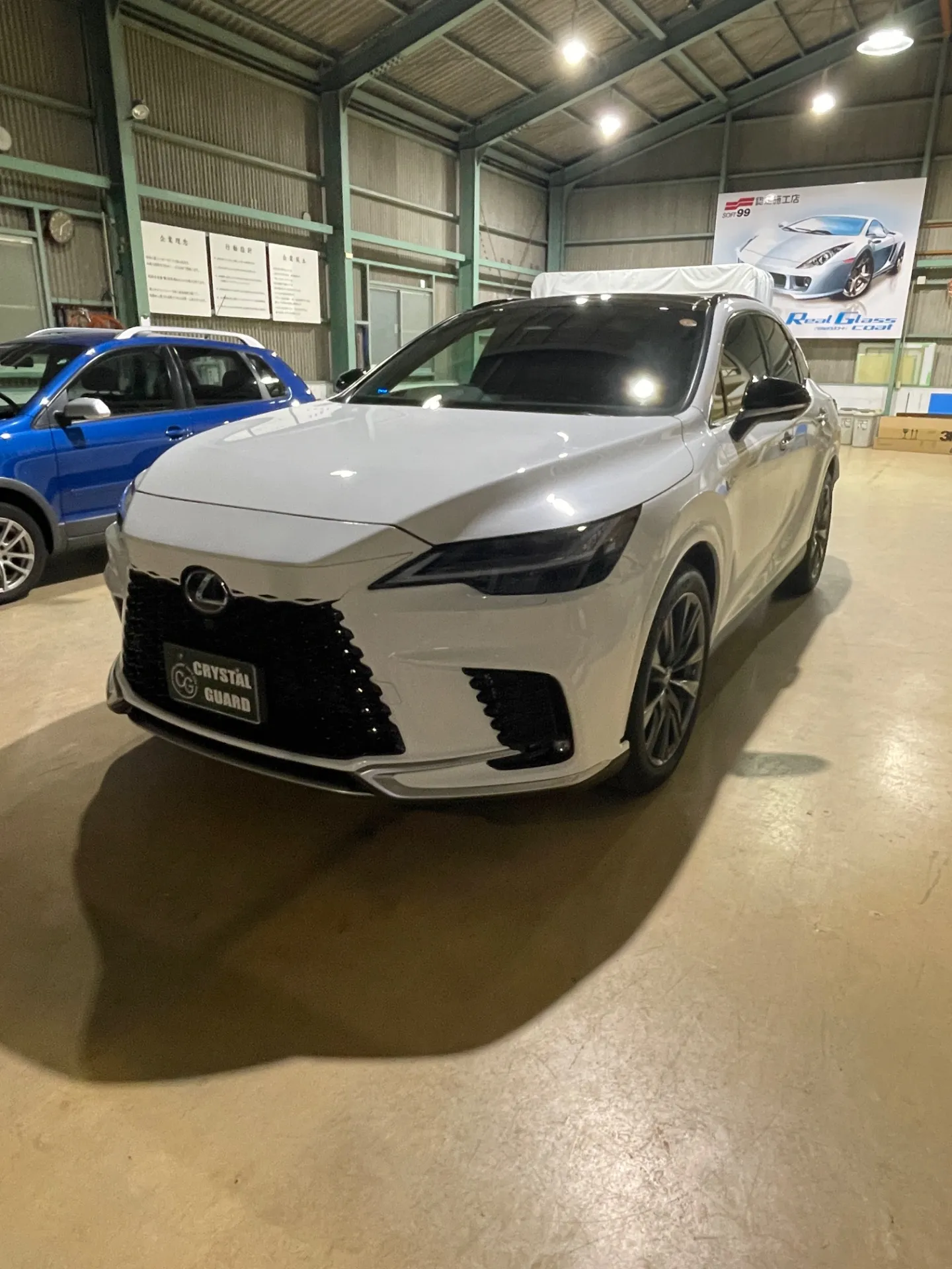 レクサスRXのクリスタリン90フィルム施工