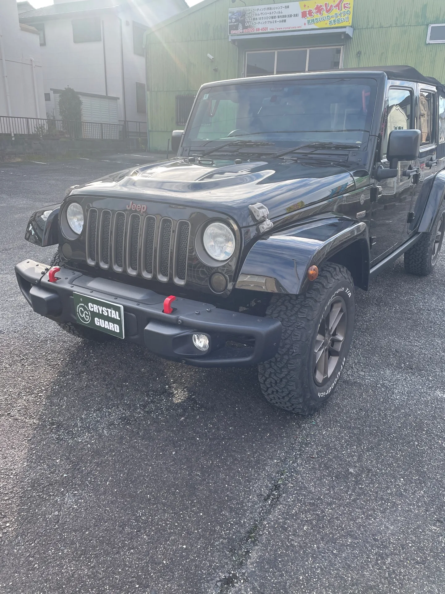 ジープチェロキーラングラーの幌コーティング