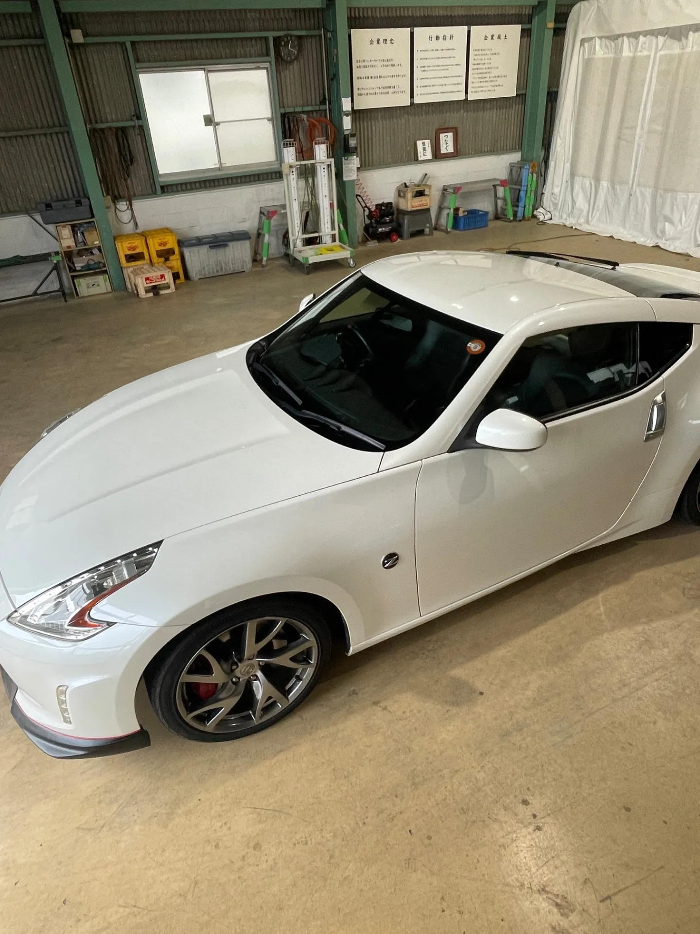 フェアレディＺ34のルーフラッピング