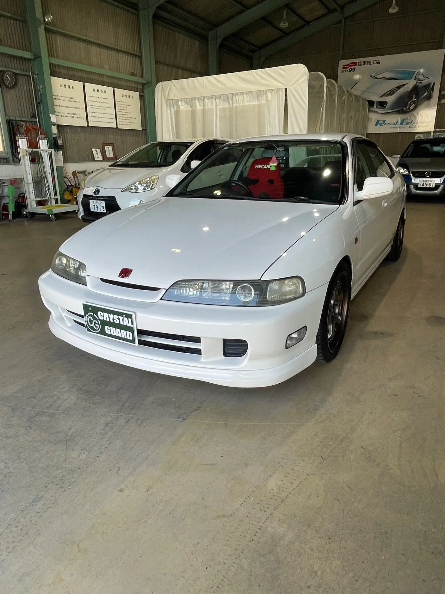 DB8インテグラタイプRの遮熱フィルム貼り換え